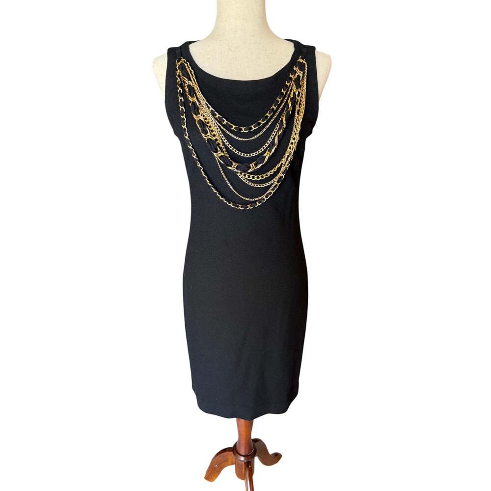 Tory Burch 100% wool dress with gold chain - size XS - OE